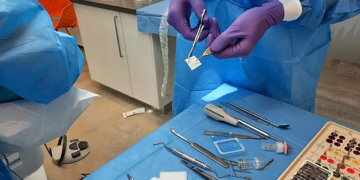 Bio Gide membraan op maat knippen